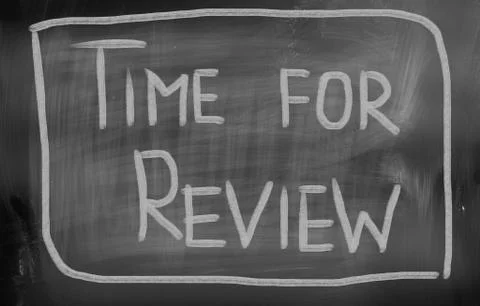 Time for review concept イラスト素材