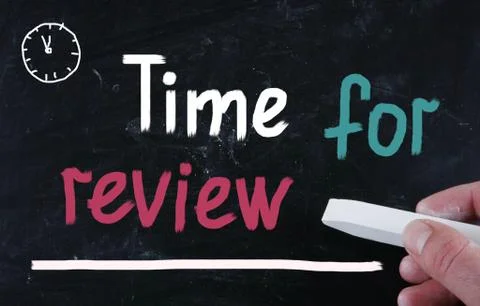 Time for review concept イラスト素材