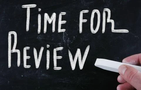 Time for review Illustrazione stock