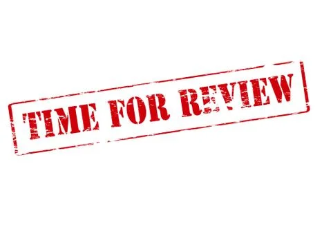 Time for review Stock Illustration