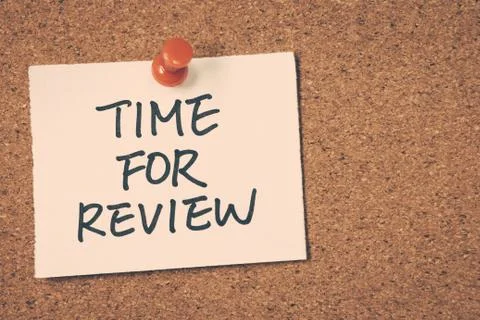 Time for review Stock Photos