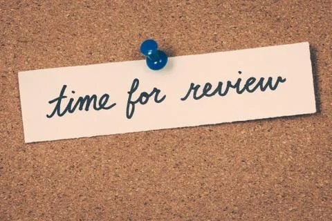 Time for review Stock Photos