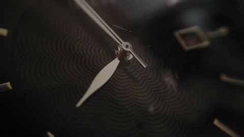 Time run on a luxory watch time lapse. watch time lapse close up. Video stock 240086982
