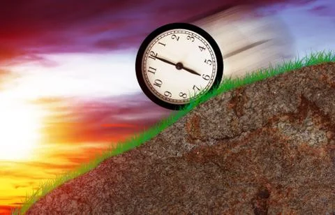 Time Running Concept Stock Photos