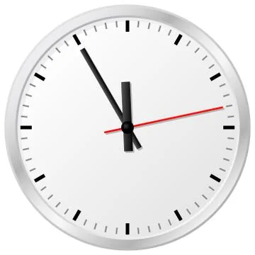 Time is running out fast Illustrazione stock