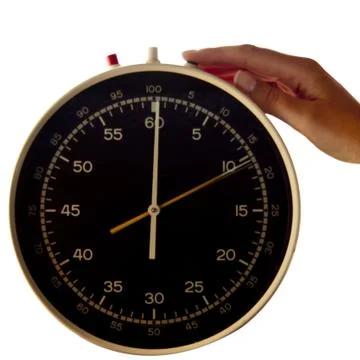 Time is running Stock Photos