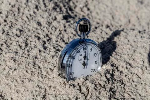 Time in Sand Foto stock