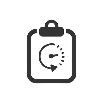 Time Schedule Icon Stock Illustration