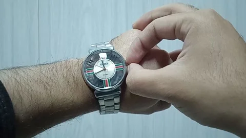 Time setting Video stock 146116593