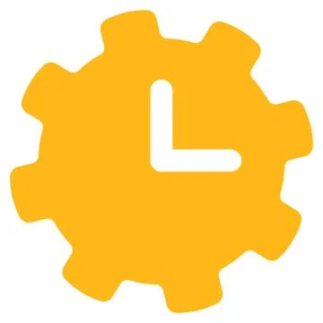 Time Settings icon Stock-Illustration