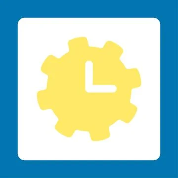 Time Settings icon Stock-Illustration