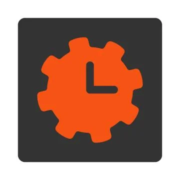 Time Settings icon Stock-Illustration