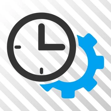 Time Setup Gear Vector Icon Stock-Illustration