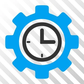 Time Setup Gear Vector Icon Stock-Illustration