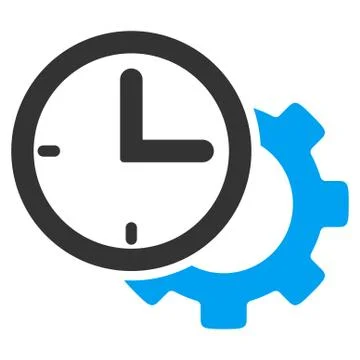 Time Setup Icon Stock Illustration