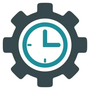 Time Setup Icon Stock Illustration