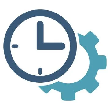 Time Setup Icon Stock Illustration