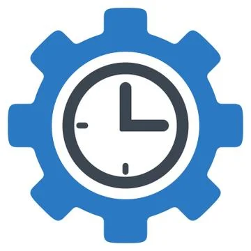 Time Setup Icon Stock Illustration