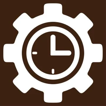 Time Setup Icon Stock Illustration
