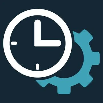 Time Setup Icon Stock Illustration