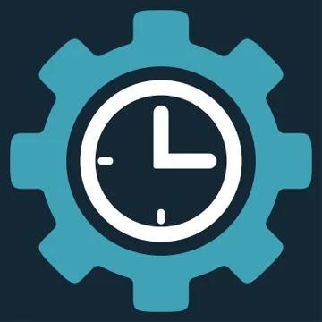 Time Setup Icon Stock Illustration