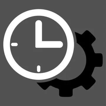 Time Setup Icon Stock Illustration