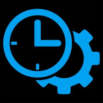 Time Setup Icon Stock Illustration