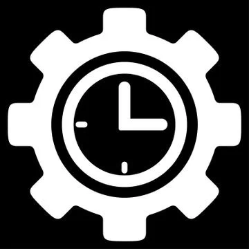 Time Setup Icon Stock Illustration