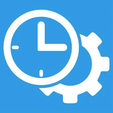 Time Setup Icon Stock Illustration