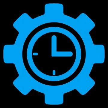 Time Setup Icon Stock Illustration