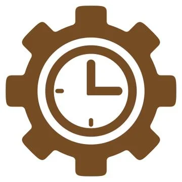 Time Setup Icon Stock Illustration