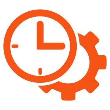 Time Setup Icon Stock Illustration