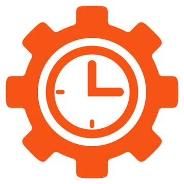 Time Setup Icon Stock Illustration