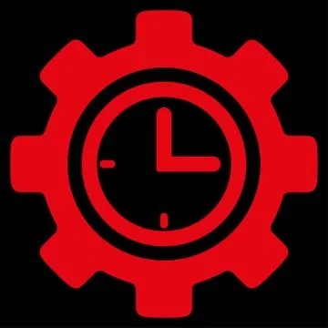 Time Setup Icon Stock Illustration