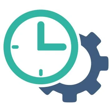 Time Setup Icon Stock Illustration