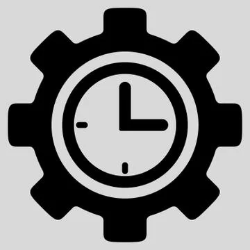 Time Setup Icon Stock Illustration