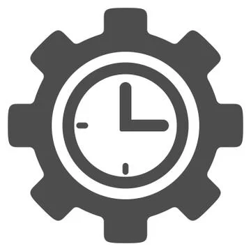Time Setup Icon Stock Illustration