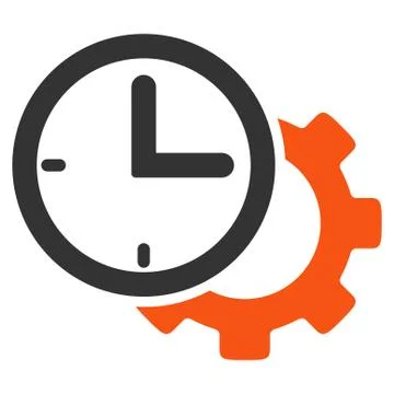 Time Setup Icon Stock Illustration