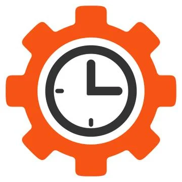 Time Setup Icon Stock Illustration
