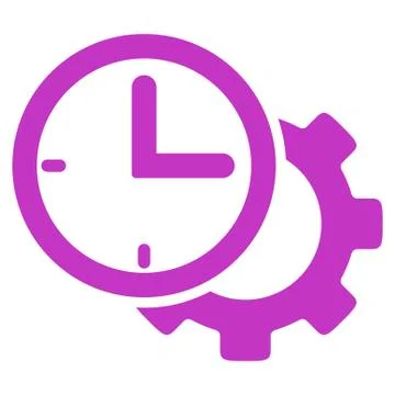 Time Setup Icon Stock Illustration