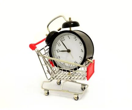 Time for shopping Stock Photos