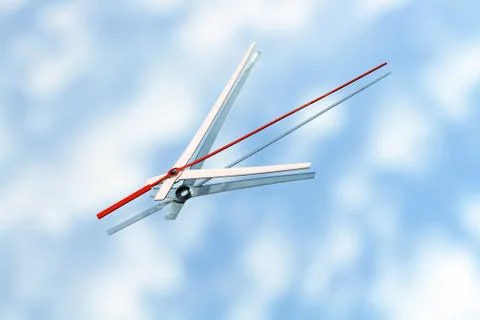 Time in the sky Stock Illustration