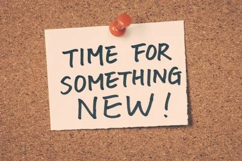 Time for something new Stock Photos