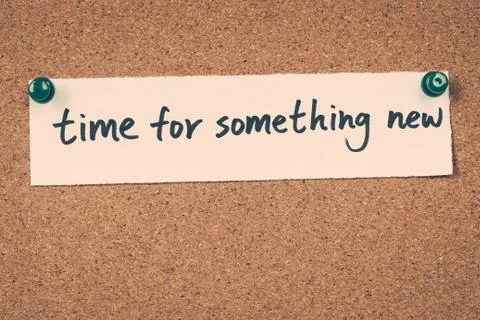 Time for something new Stock Photos