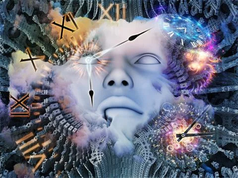 Time Space 스톡 일러스트