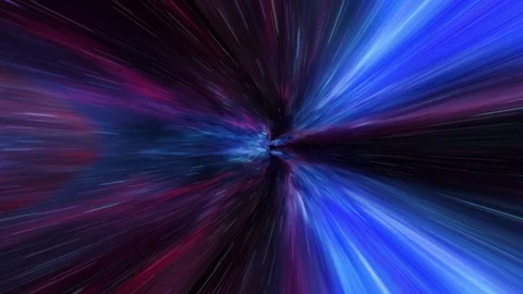 Time-space vortex tunnel loop animation Stock Footage 100292359