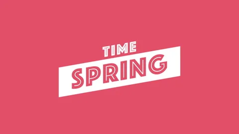 Time Spring a clean and bold design element for your brand Stock Footage 258729670