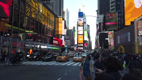 TIME SQ 5NYC Stock Footage 155990378