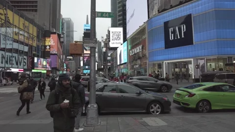 Time Square 1 Stock Footage 300309641