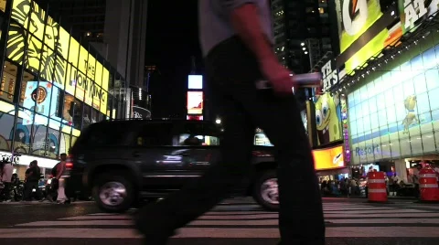 Time Square 11 Stock Footage 625717